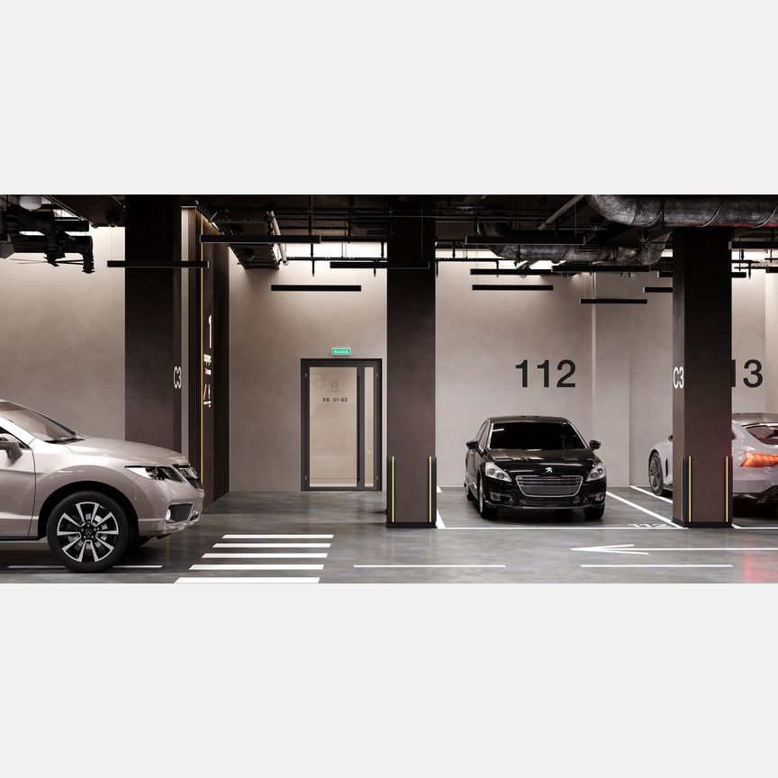 2-к. квартира, 62,6 м², 7/19 эт.