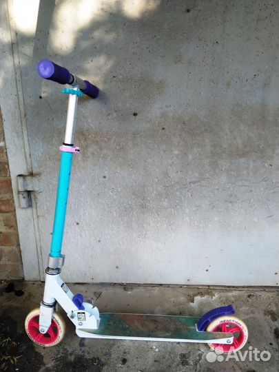 Самокат детский для девочки девчачий Reaction 145