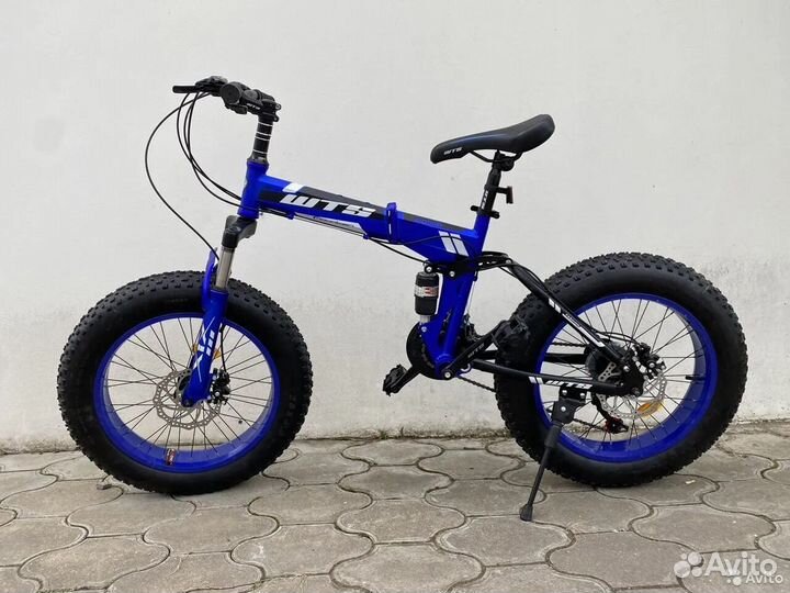 Велосипед с широкими колесами WTS складной двухпод