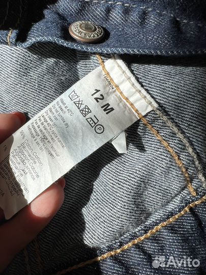 Джинсовая куртка levis детская 12 мес