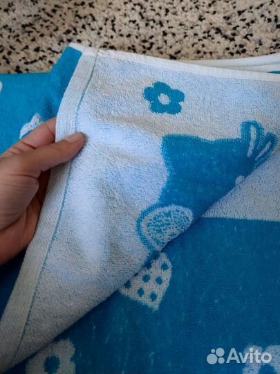 Полотенце банное махровое детское 90*140см