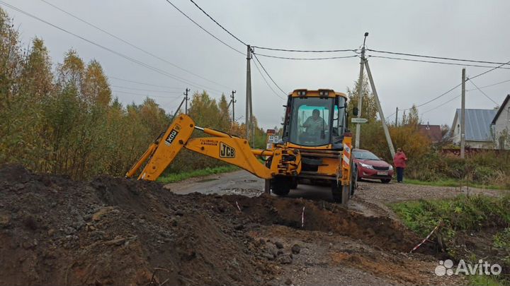 Услуги экскаватора погрузчика jcb
