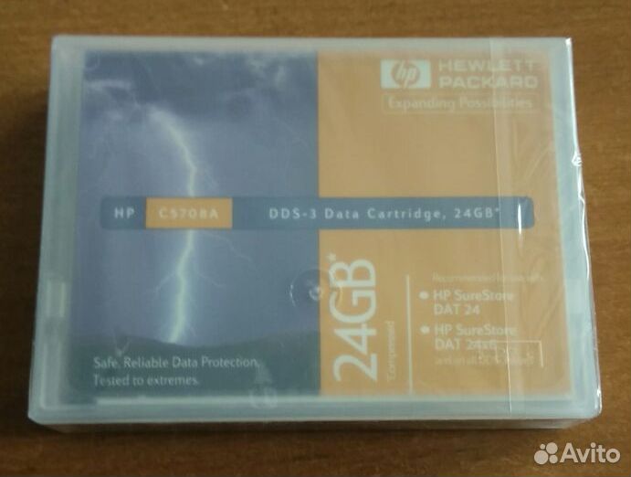 Картридж данных HP DDS-3 C5708A стример лента 7 шт