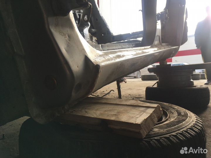 Порог со стойкой левый (Lifan X60)