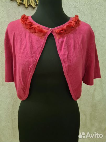 Кофта болеро нов. Р. 48 с розами Германия