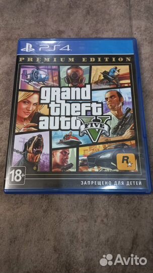 Диск игра ps4 gta 5
