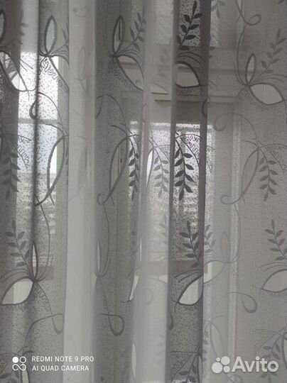 Шторы тюль б/у
