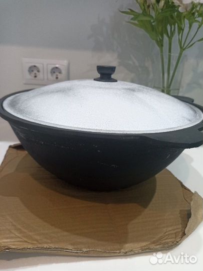 Казан Новый 8 и 10 л, чугун