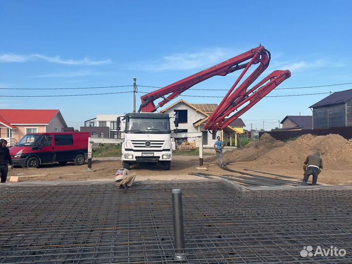 Услуги бетононасоса