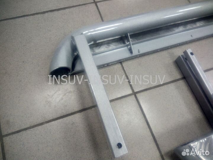 Пороги с алюминиевым листом Нива 21 (цвет любой)