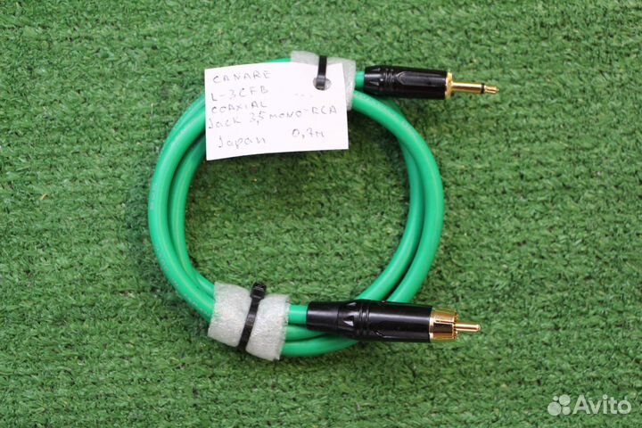 RCA-MiniJack Coaxial Canare, Japan