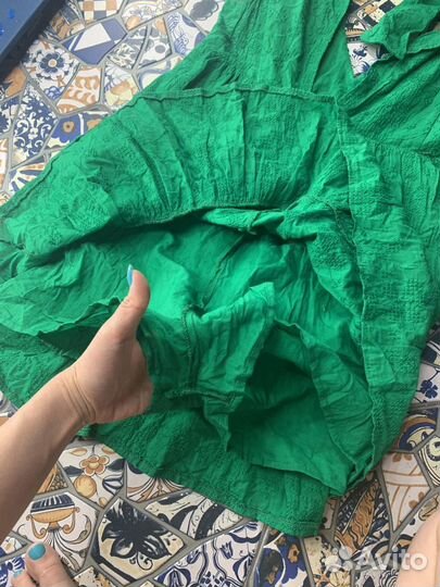 Зеленый комбинезон xs-s новый