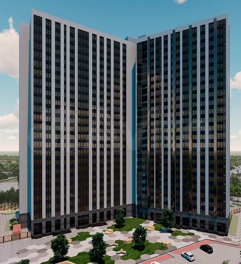 2-к. квартира, 61,1 м², 8/24 эт.