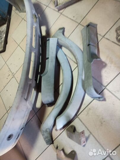 Бампер на газель + усилитель+пластмасса