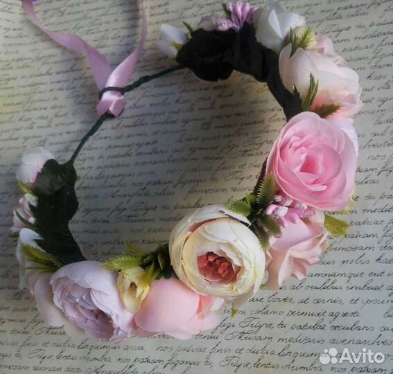 Венок свадебный