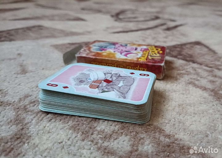 Мишки Тедди игральные карты колода 36 карт