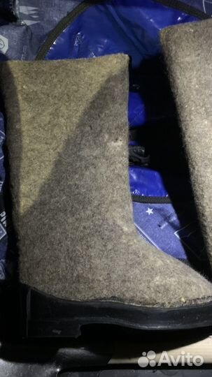 Валенки на резиновой подошве