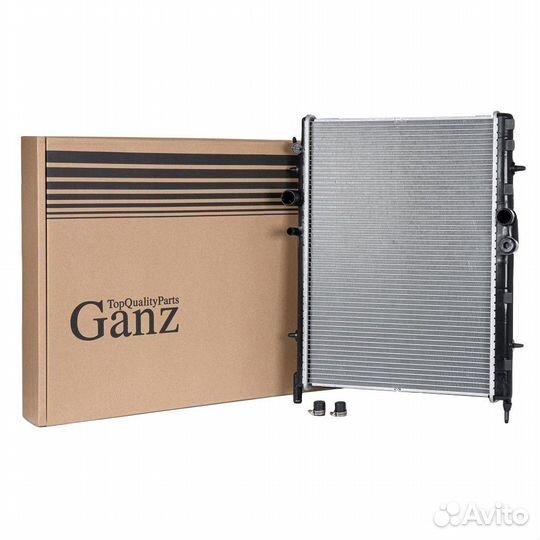 Радиатор peugeot 206 1.1/1.4/1.6 09/98- МКПП