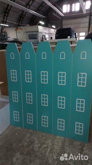 Двери для шкафчиков, панели домики, ширма