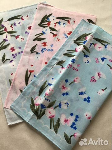 Носовые платки женские хлопок СССР