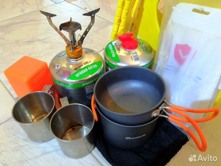 Комплект для туристической кухни на 2х