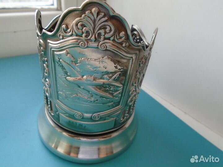 Подстаканник с изображением самолета пе 2