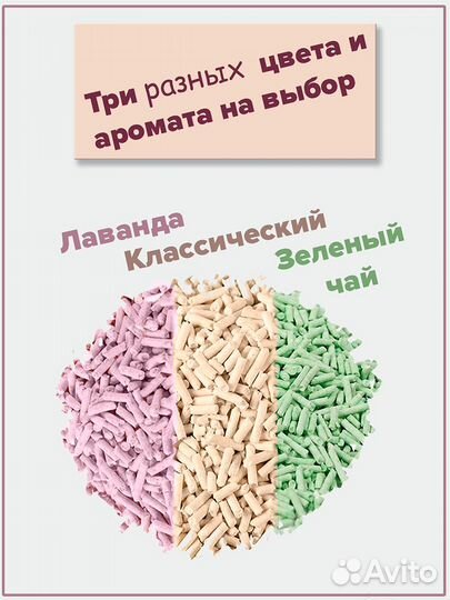 Наполнитель для кошачьего туалета соевый