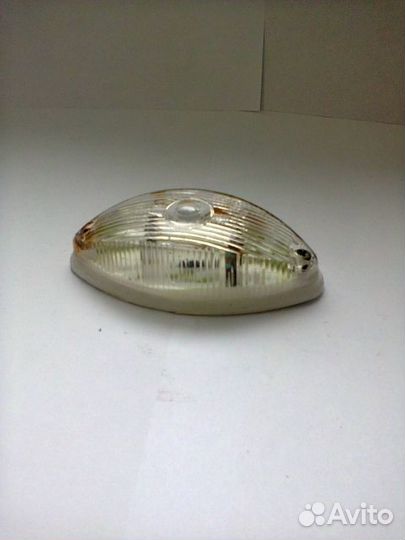 Фонарь габаритный прицепа гф2Б белый, с лампой