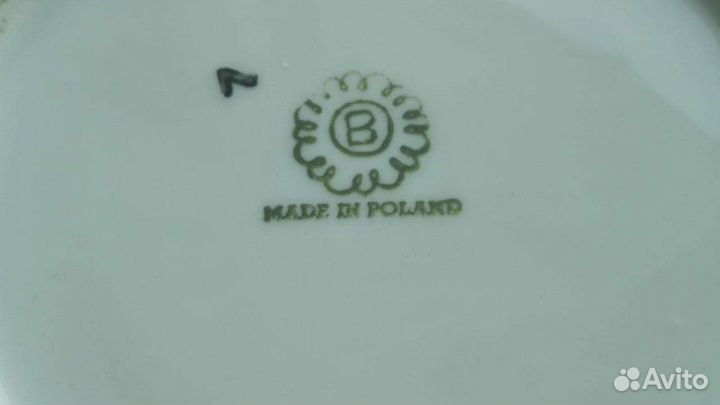 Масленка/икорница/паштетница фарфоровая,Польша