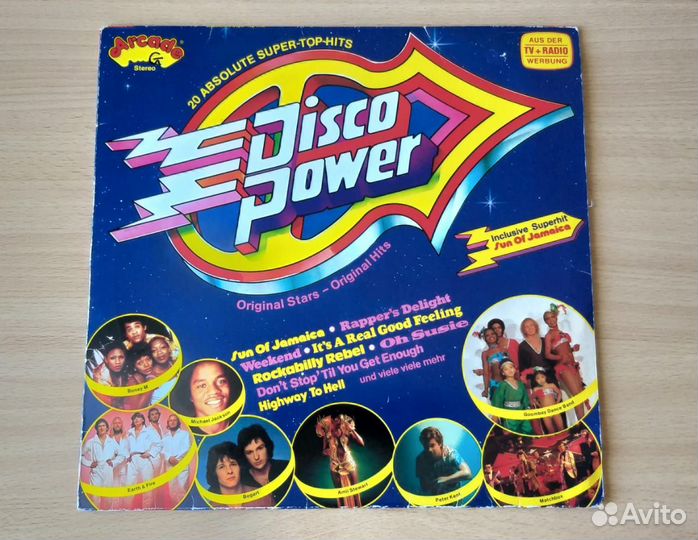 LP Boney M Secret Service AC/DC Cerrone (Germ) VG+