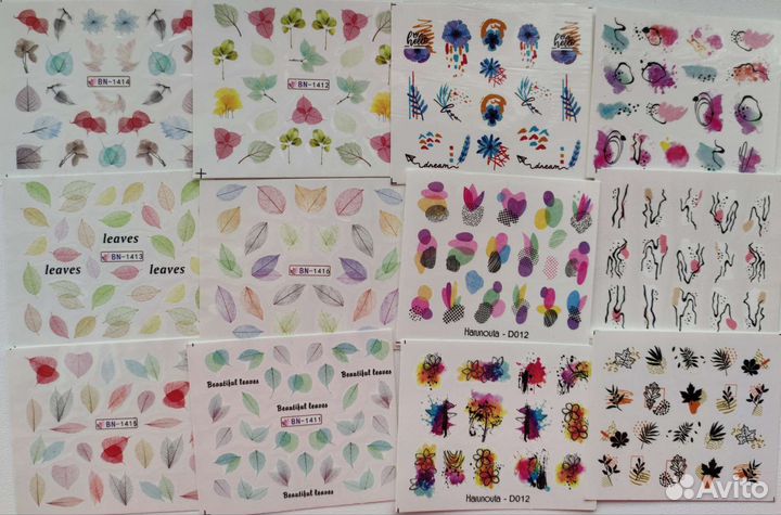 Наклейки для ногтей (слайдеры)