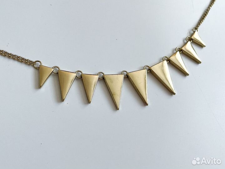 Колье бижутерия геометрическое