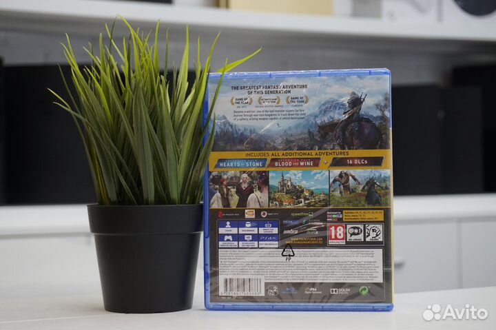 Ведьмак 3 Дикая Охота Издание года PS4 новый