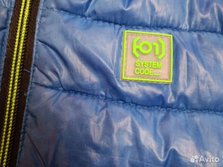 Демисезонная куртка пуховик o'stin синяя детская