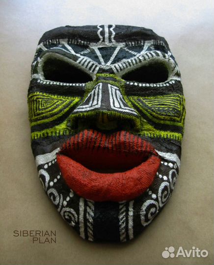 Африканская этническая маска 