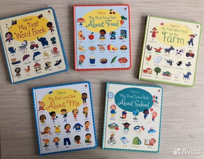 My First Word book Usborne визуальные словари