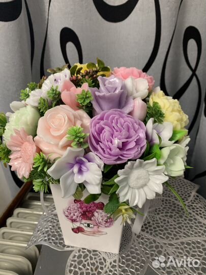 Букет из мыла (ручная работа)