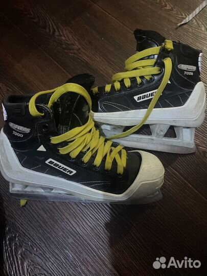 Хоккейные коньки bauer вратарские