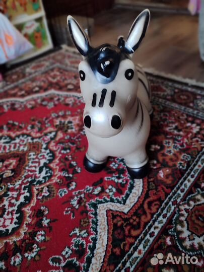 Игрушка Зебра попрыгун