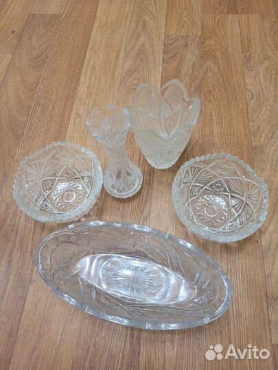 Хрустальная ваза СССР