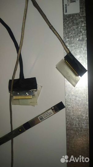 Шлейф матрицы+ камера, антена wifi HP 15-bw590ur