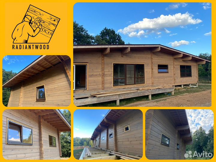 Шлифовка и покраска домов