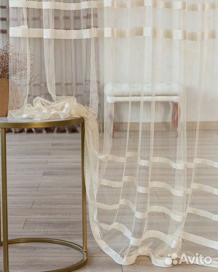 Тюль Фрида Айвори