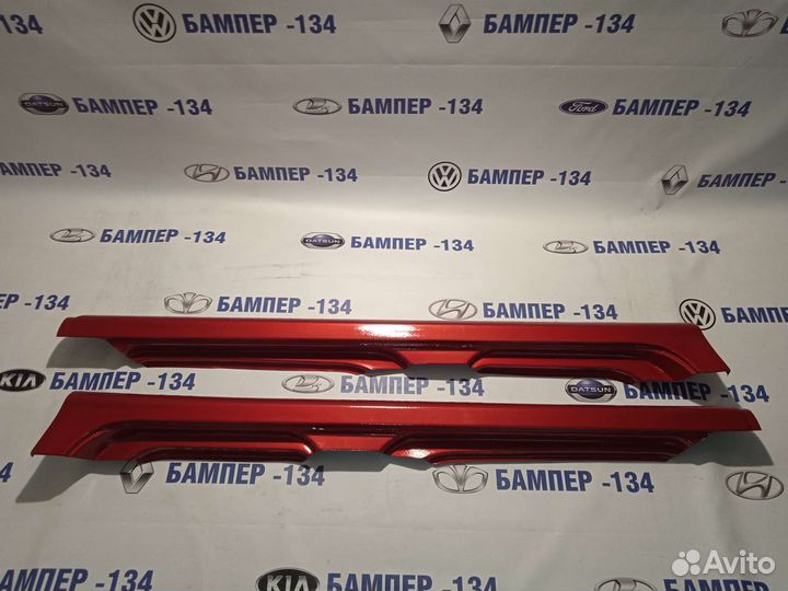 Накладки на пороги Лада Калина 1 Калина-104