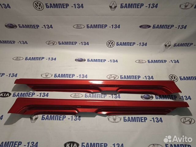 Накладки на пороги Лада Калина 1 Калина-104