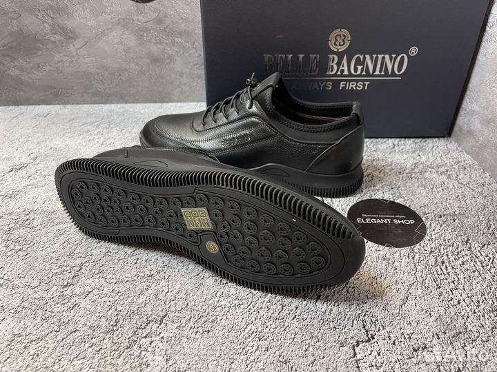 Кроссовки мужские кожаные