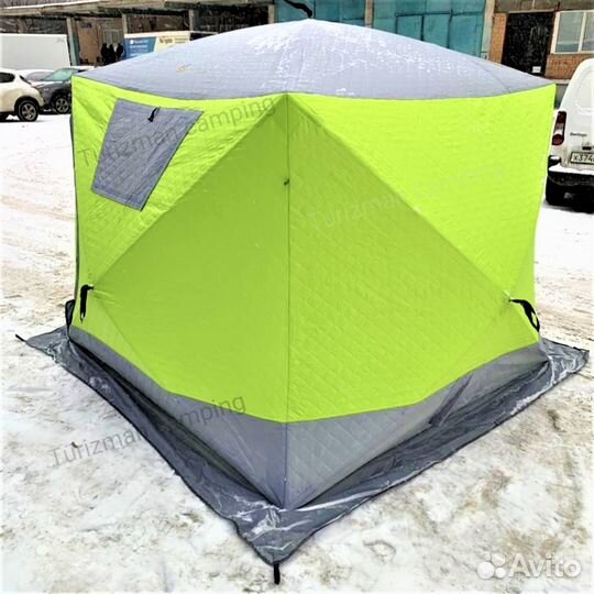 Зимняя Палатка для рыбалки мобильная баня 210х210