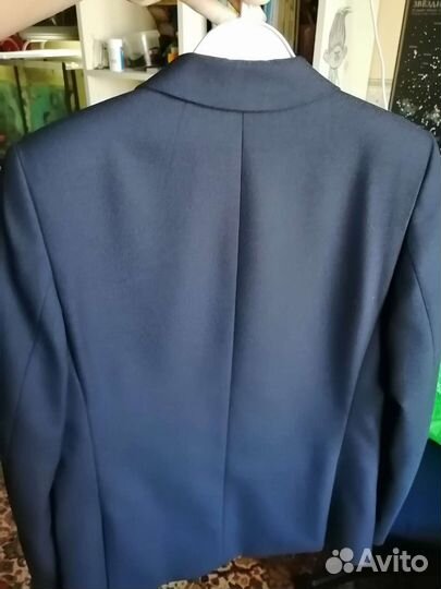 Пиджак+жилет школьные Chessford т.синий р.128/134