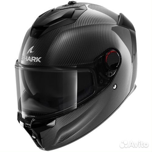 Шлем Shark spartan GT PRO blank Black Glossy