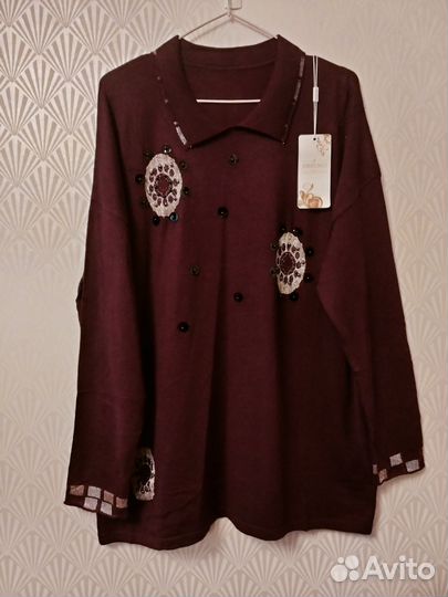 Джемпер 56-58 хлопок